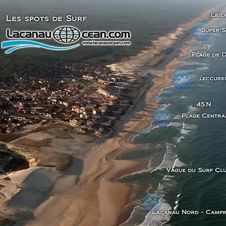 Maison Charmante A Avec Piscine Partagee Et Terrasse Lacanau